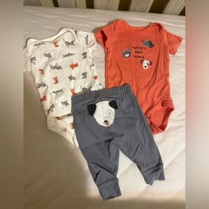 Dachshund Puppy Baby Boy Set